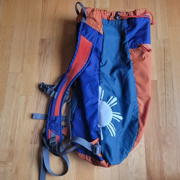 Cotopaxi Luzon Eighteen 18 L Del Dia Pack Daypack Backpack Unisex Orange Blue - Picture 8 of 13